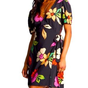 Billabong Womens Dress Hot Tropics Mini Wrap
